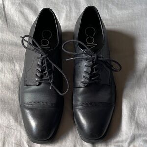 Calvin Klein Men's Black Oxfords